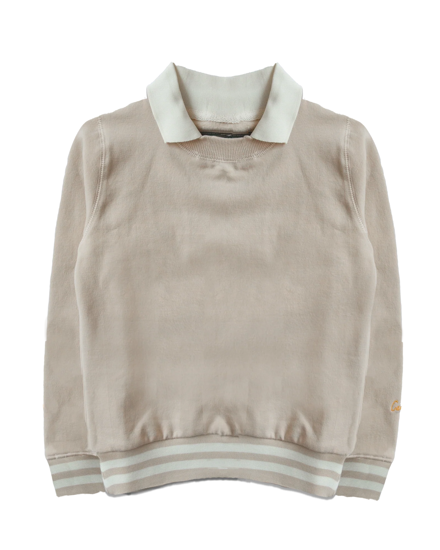 Women's Collared Crewneck Sweatshirt
