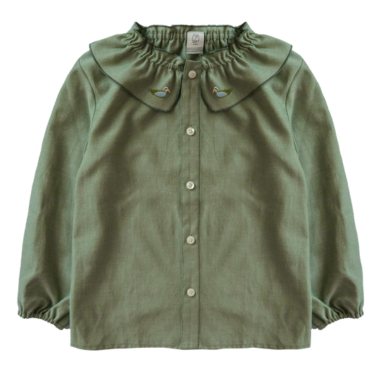Girl's Cotton Oxford Shirt
