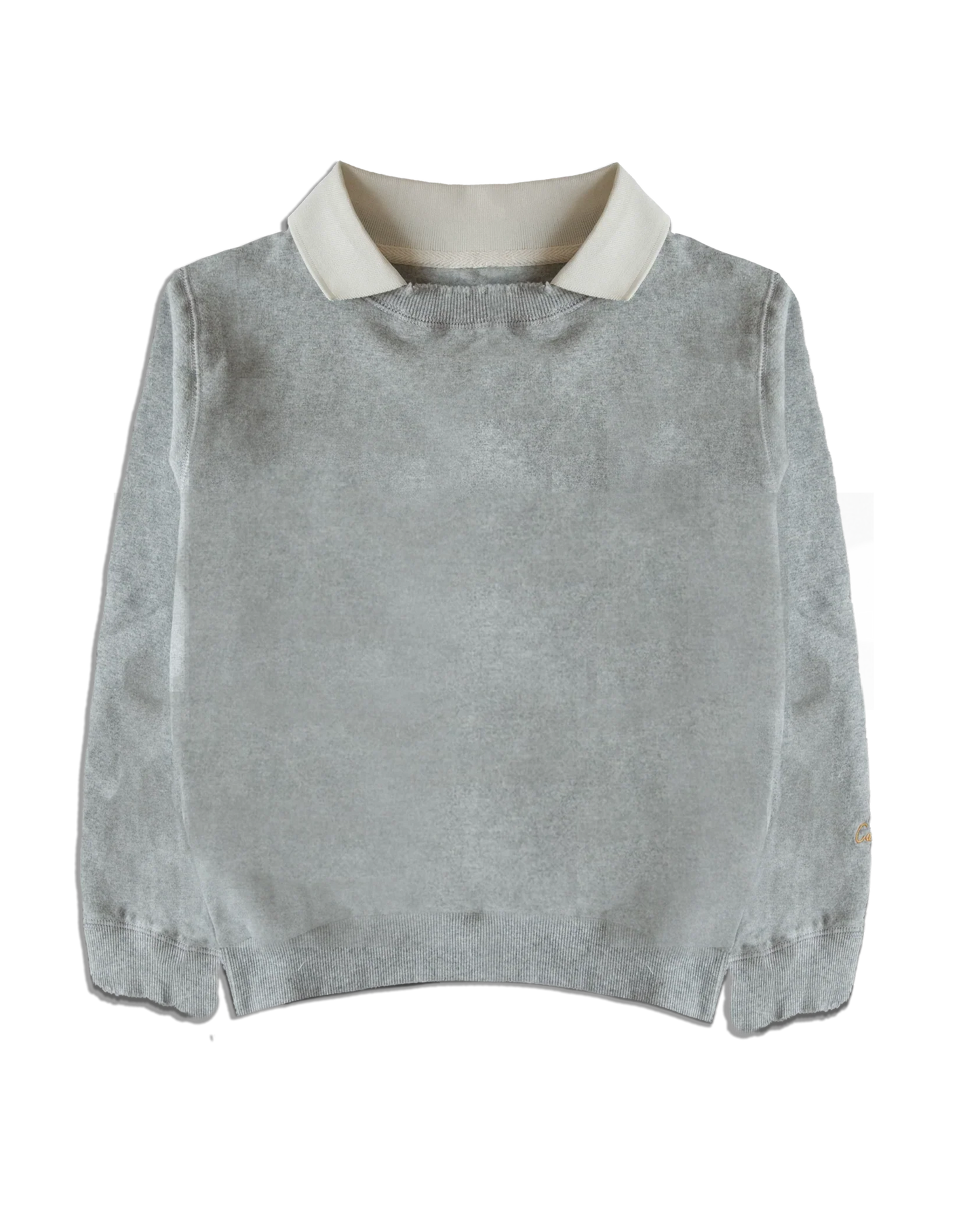 Collared Crewneck Sweatshirt