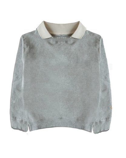 Collared Crewneck Sweatshirt