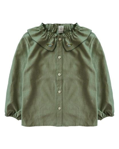 Girl's Cotton Oxford Shirt