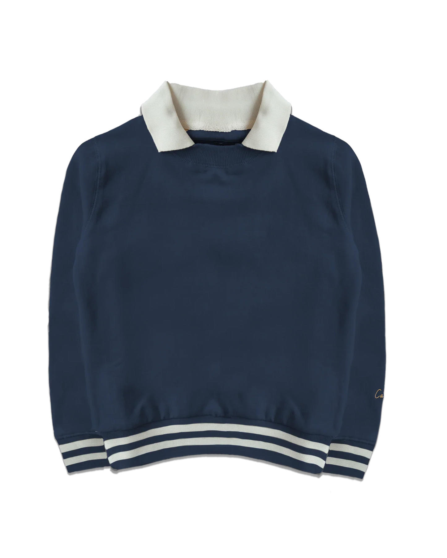 Collared Crewneck Sweatshirt