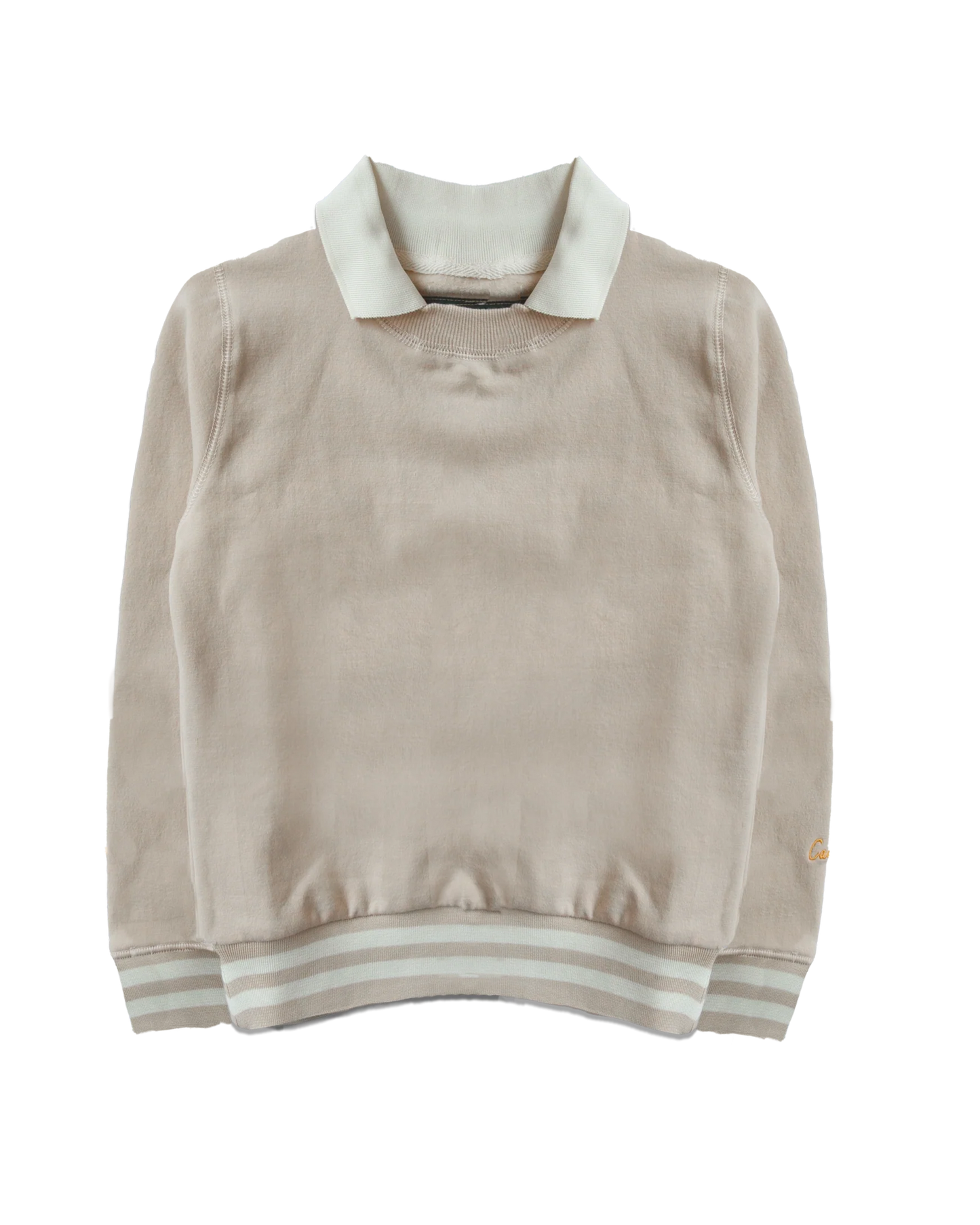 Collared Crewneck Sweatshirt