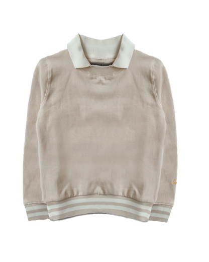 Collared Crewneck Sweatshirt
