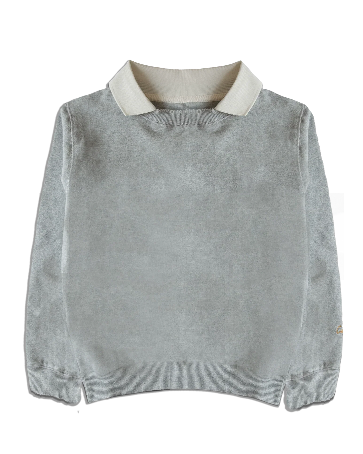 Women's Collared Crewneck Sweatshirt