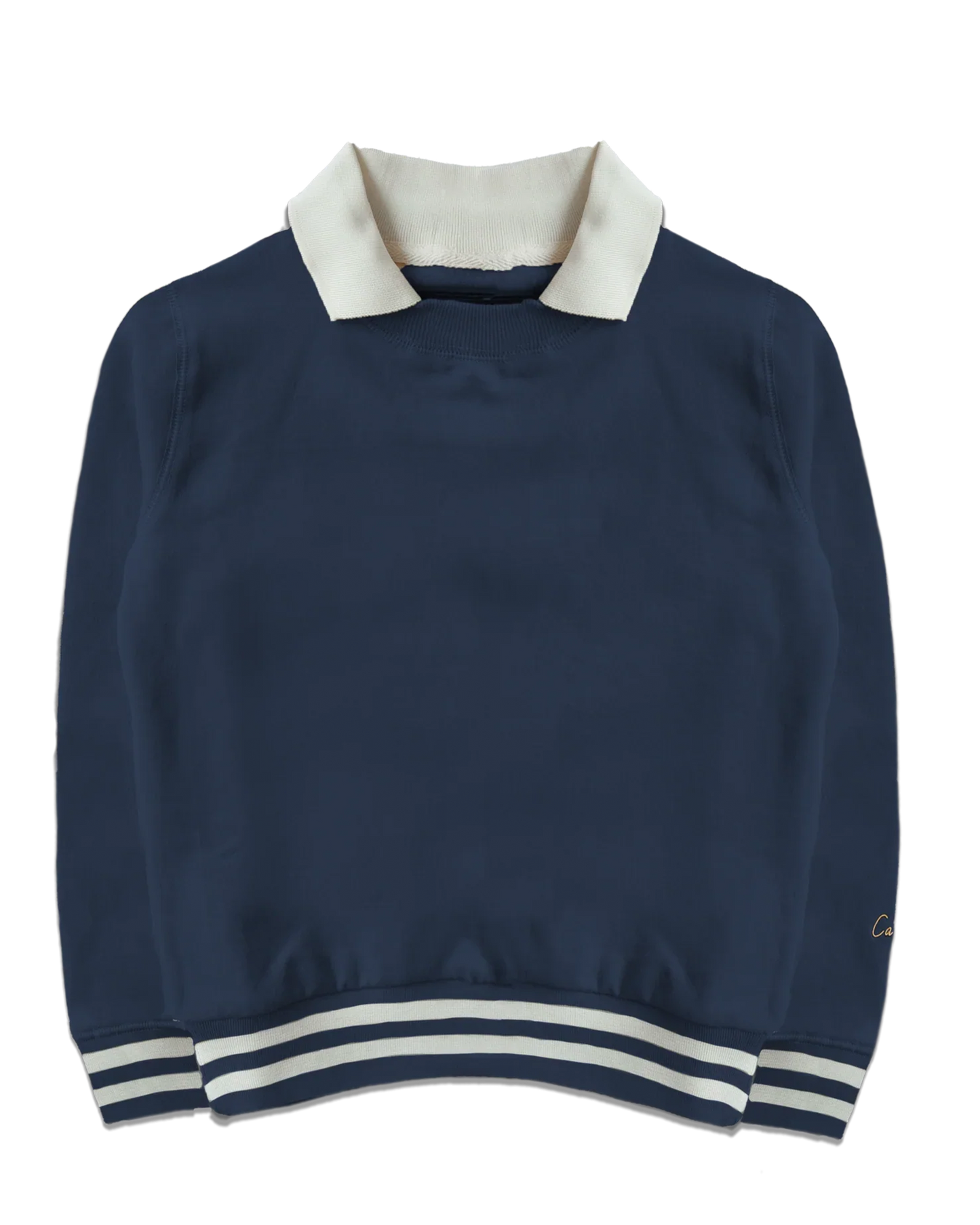 Women's Collared Crewneck Sweatshirt
