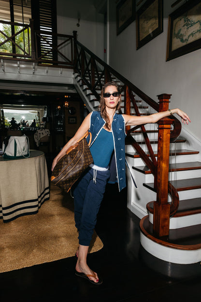 Long Line Terry Vest