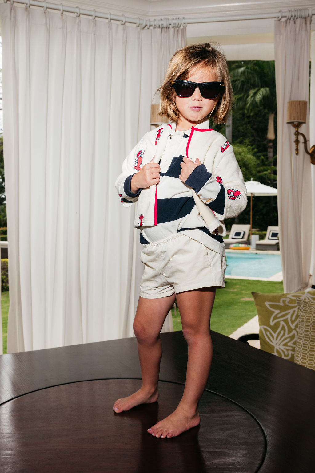 Cropped Terry Jacket