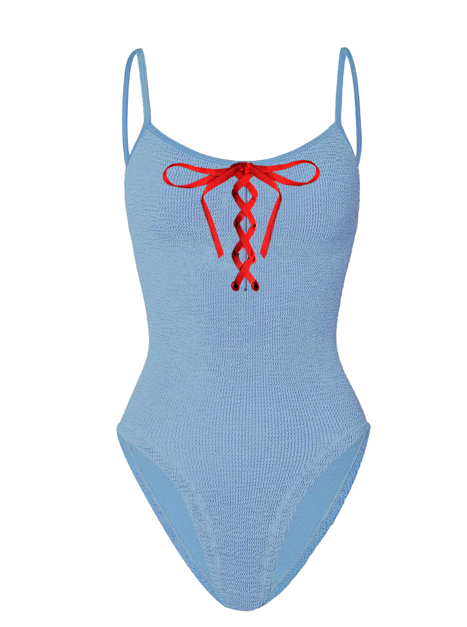 Ahoy! Strap Crinkle Swimsuit