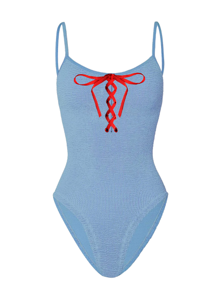 Ahoy! Strap Crinkle Swimsuit