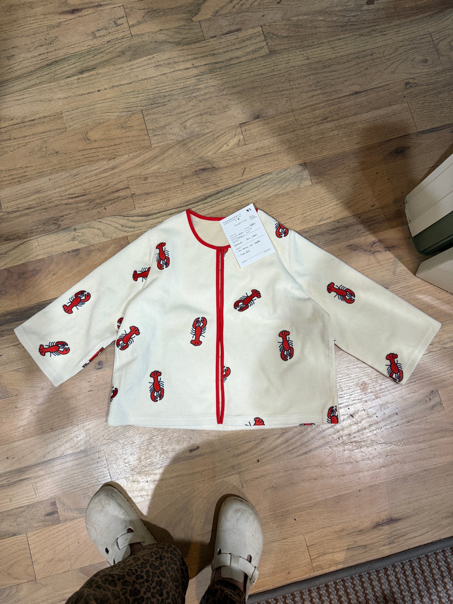 Cropped Terry Jacket