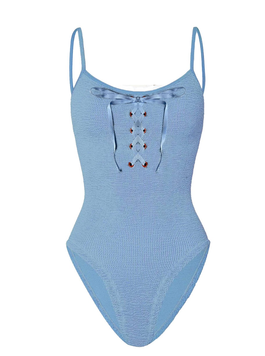 Ahoy! Strap Crinkle Swimsuit