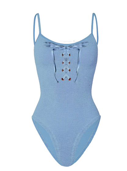 Ahoy! Strap Crinkle Swimsuit