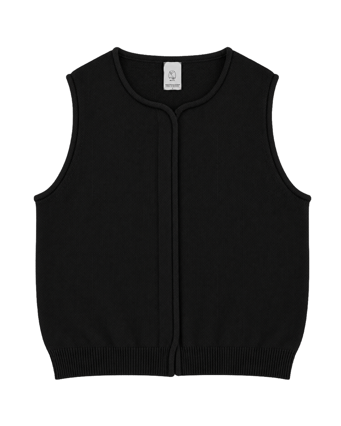 Knit Rolled Edge Top