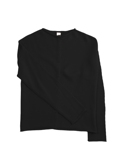 Rolled Edge Cardigan