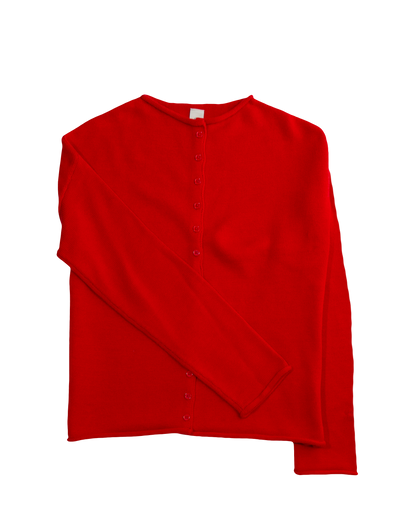 Rolled Edge Cardigan