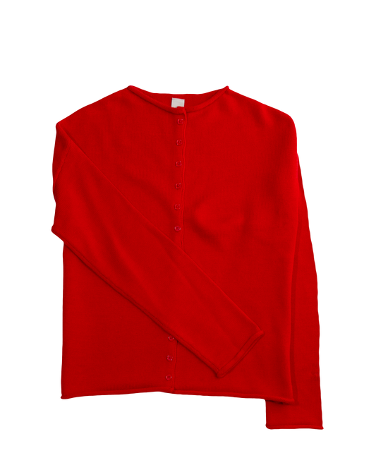 Rolled Edge Cardigan
