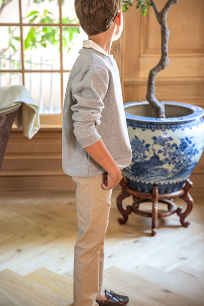 Collared Crewneck Sweatshirt