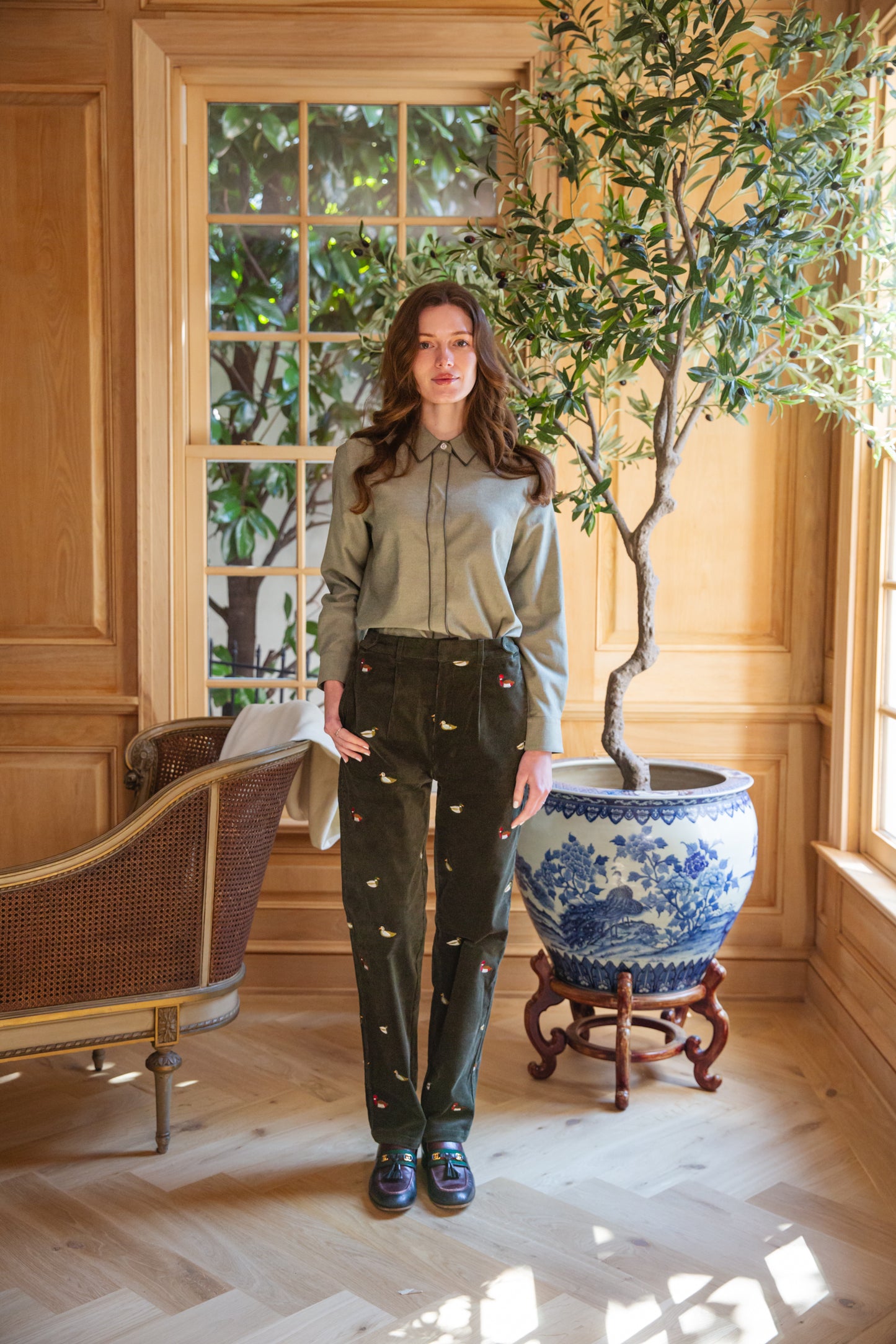 Women's Cotton Oxford Shirt
