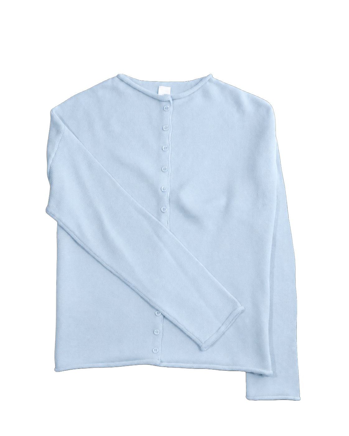 Rolled Edge Cardigan