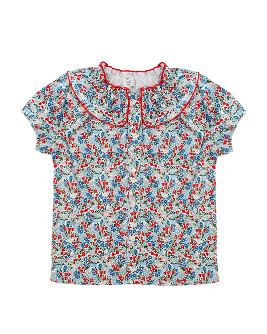 Poplin Short Sleeve Top