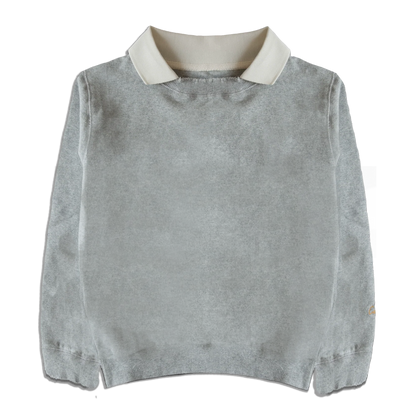 Collared Crewneck Sweatshirt