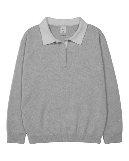 Long Sleeve Knit Polo (PRESALE)