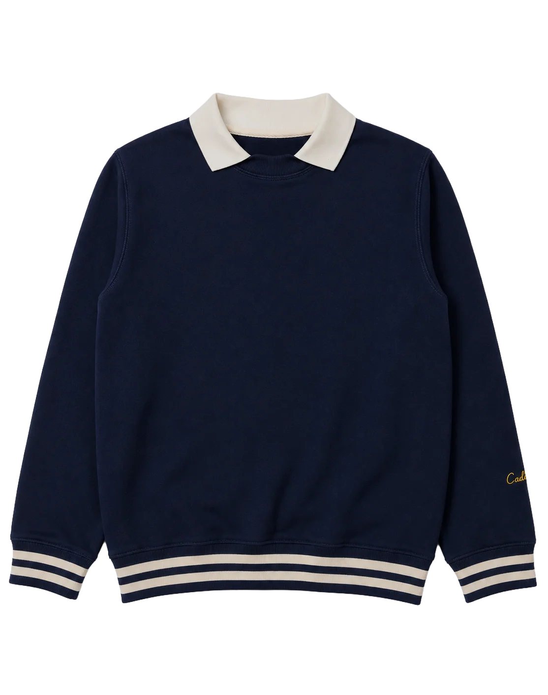 Women's Collared Crewneck Sweatshirt