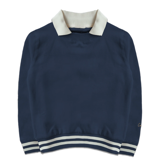 Collared Crewneck Sweatshirt