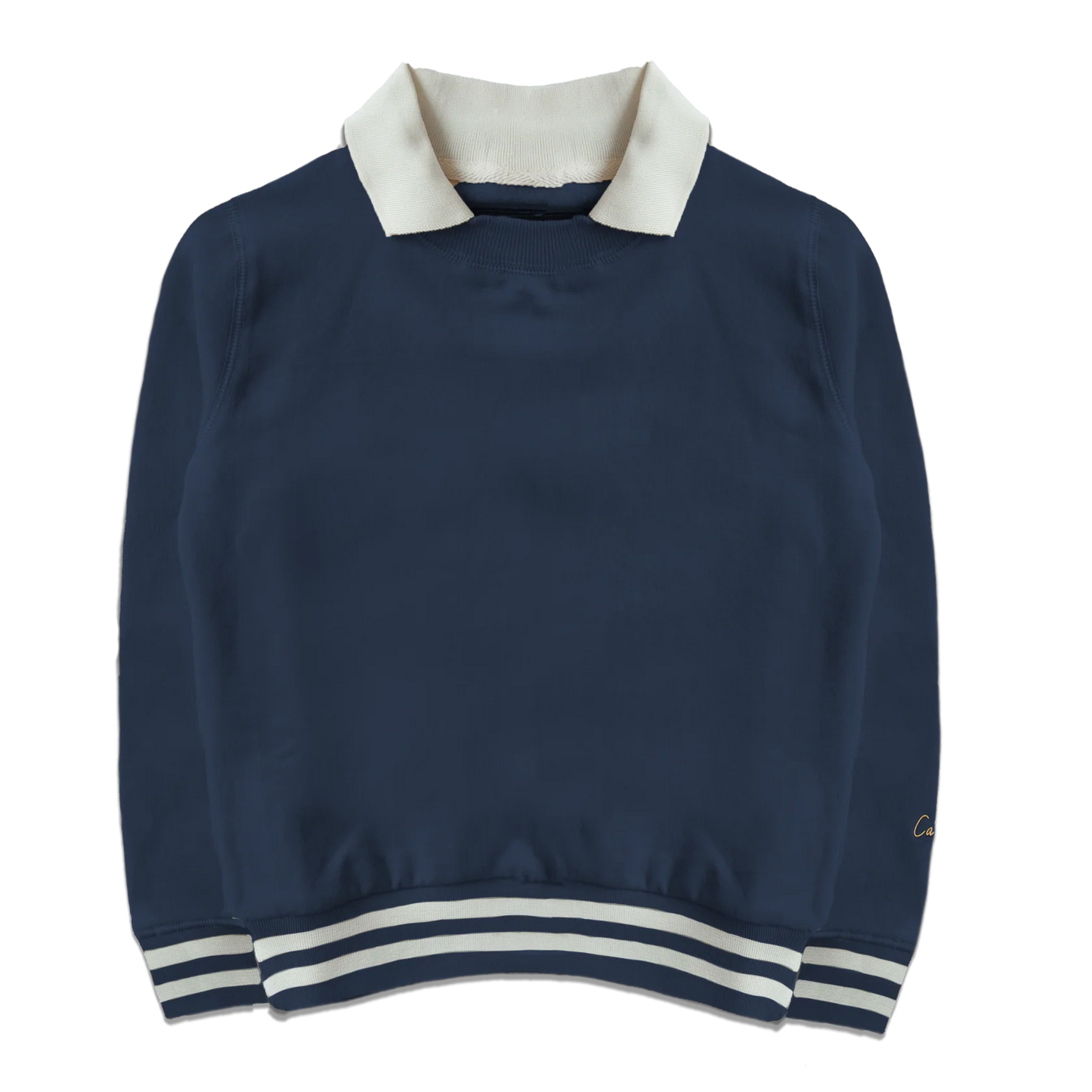 Collared Crewneck Sweatshirt