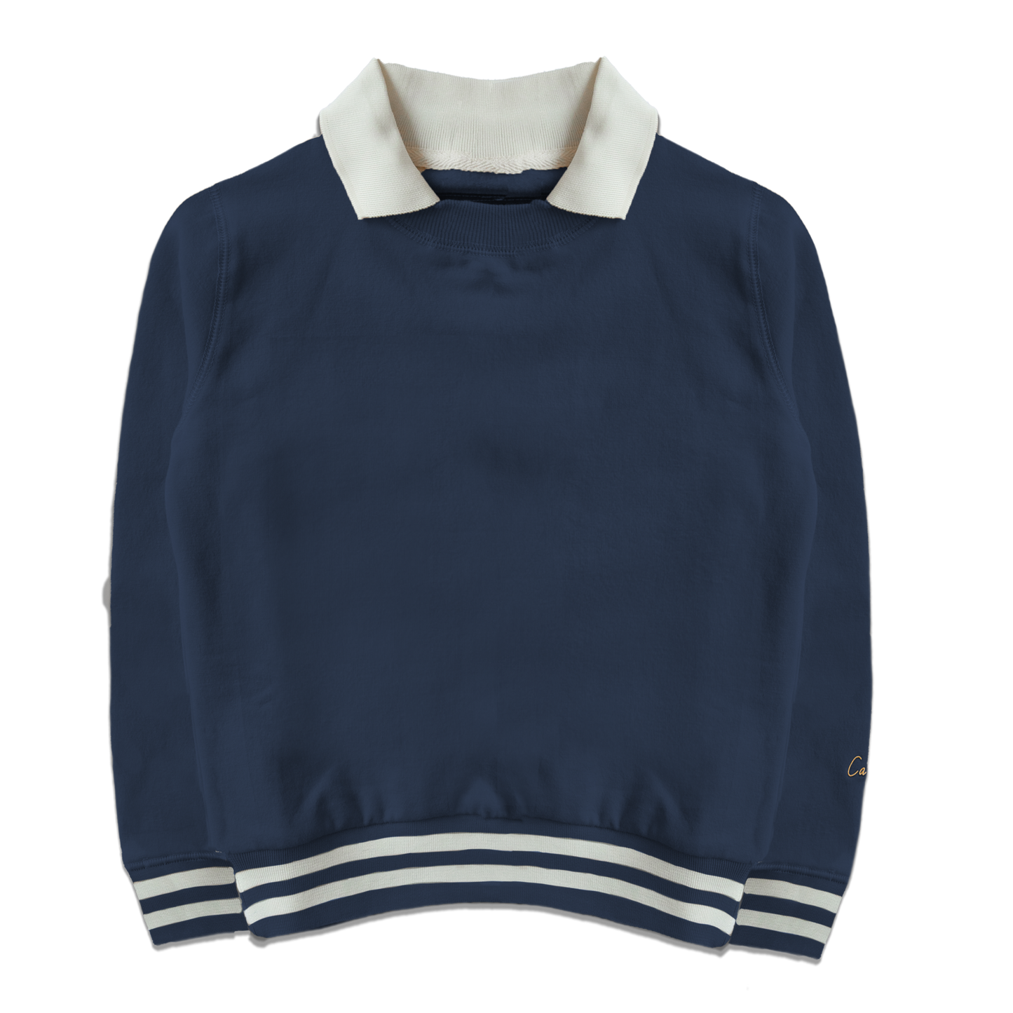 Collared Crewneck Sweatshirt