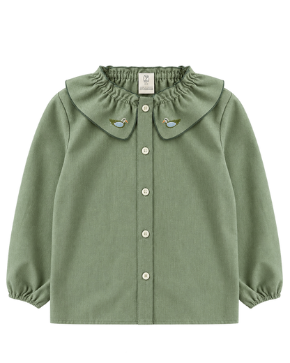 Girl's Cotton Oxford Shirt