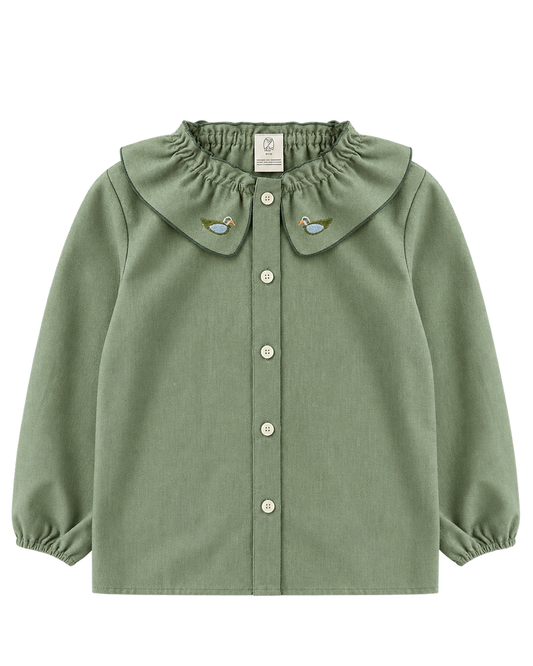 Girl's Cotton Oxford Shirt
