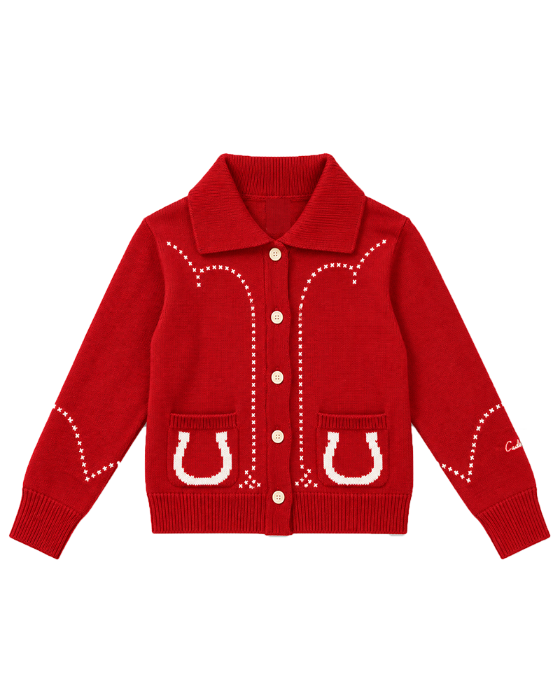 Western Intarsia Cardigan (PRESALE)