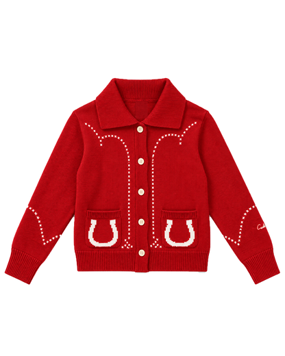 Western Intarsia Cardigan (PRESALE)