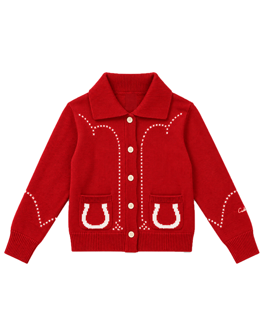 Western Intarsia Cardigan (PRESALE)