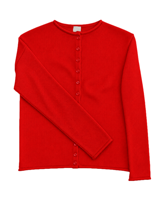 Rolled Edge Cardigan